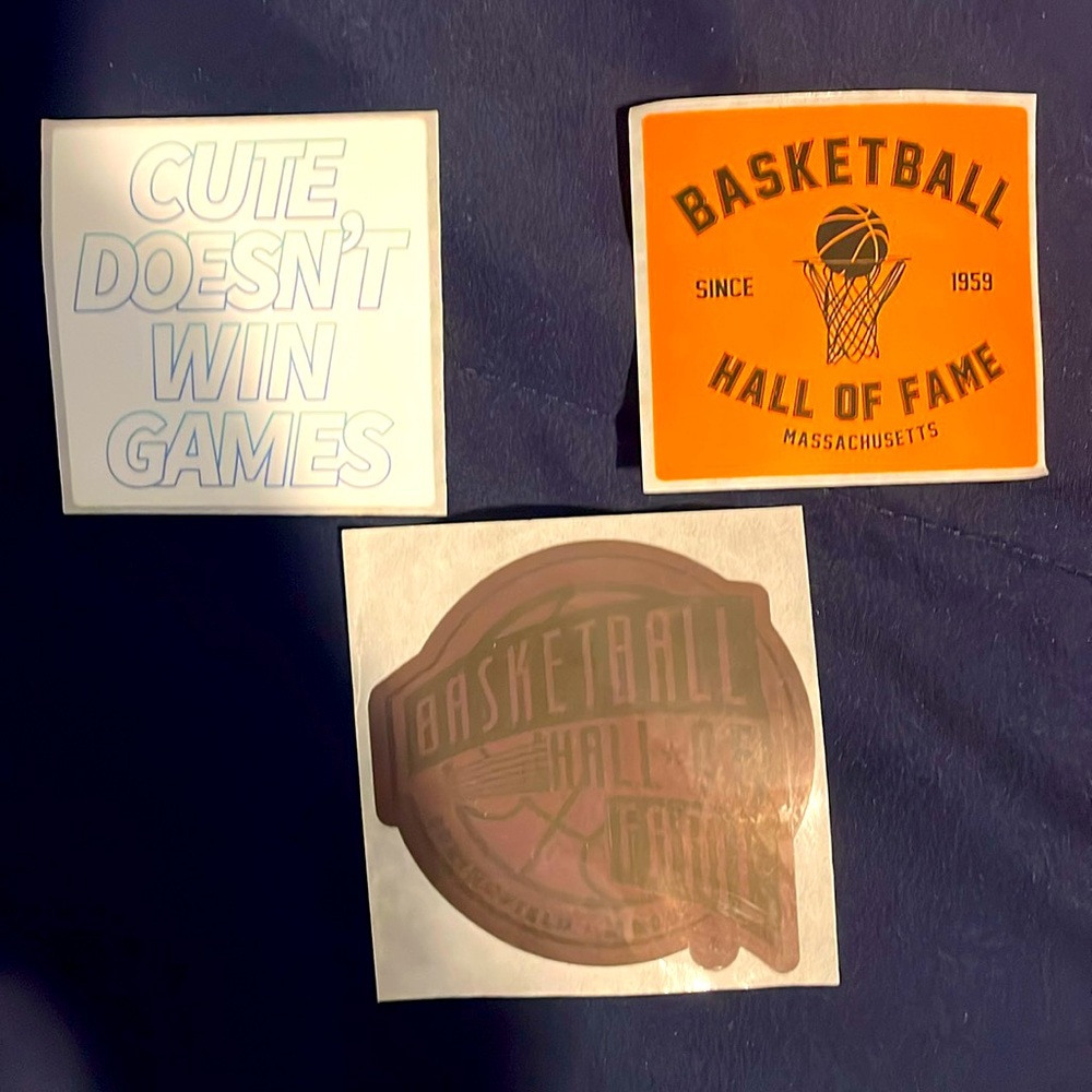 Basketball Hall of Fame Sticker combo